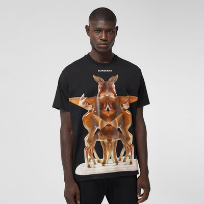 Burberry Kaleidoscope Print Cotton Oversized T-shirt outlook