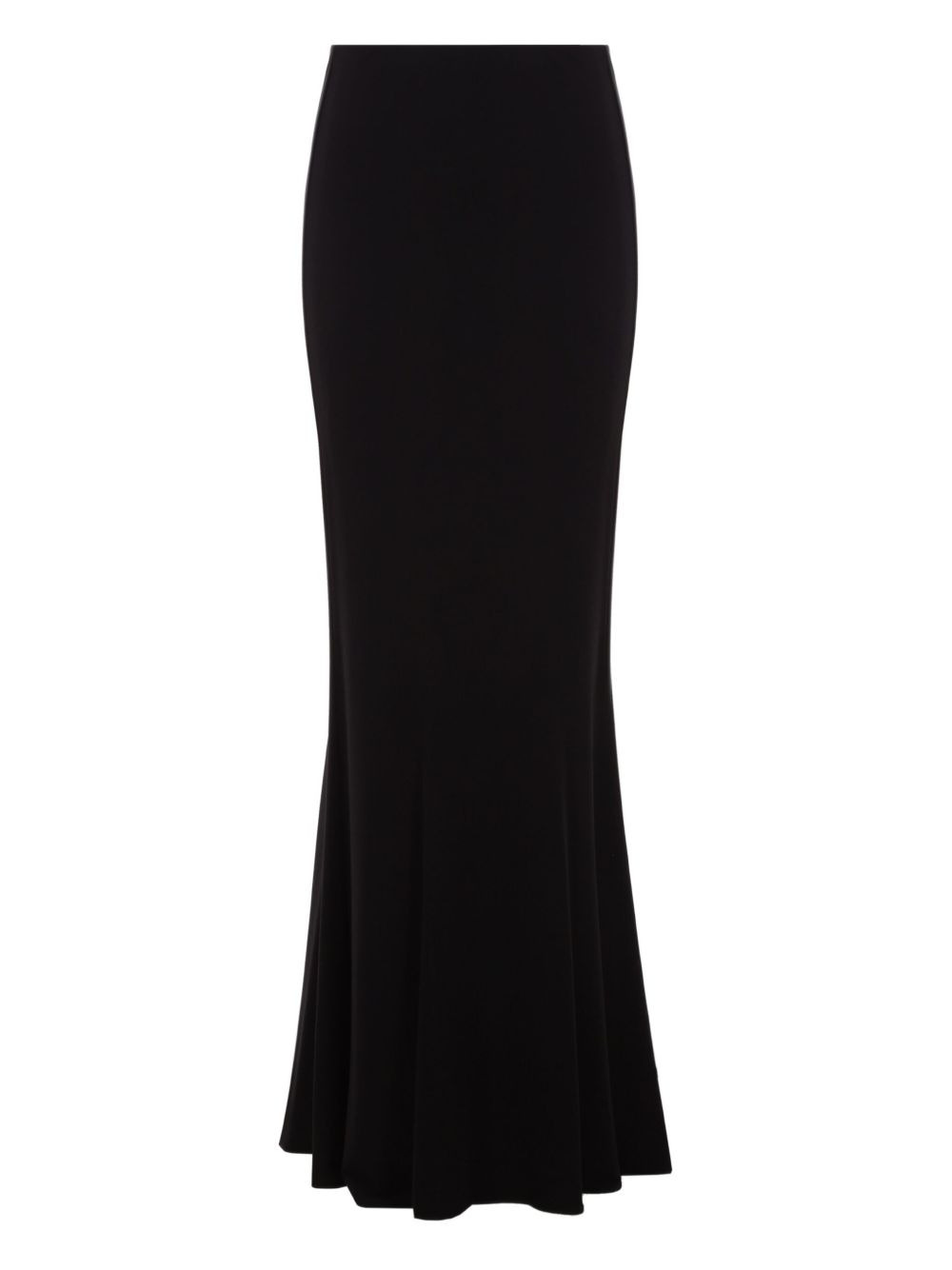 asymmetric-hem maxi skirt - 1