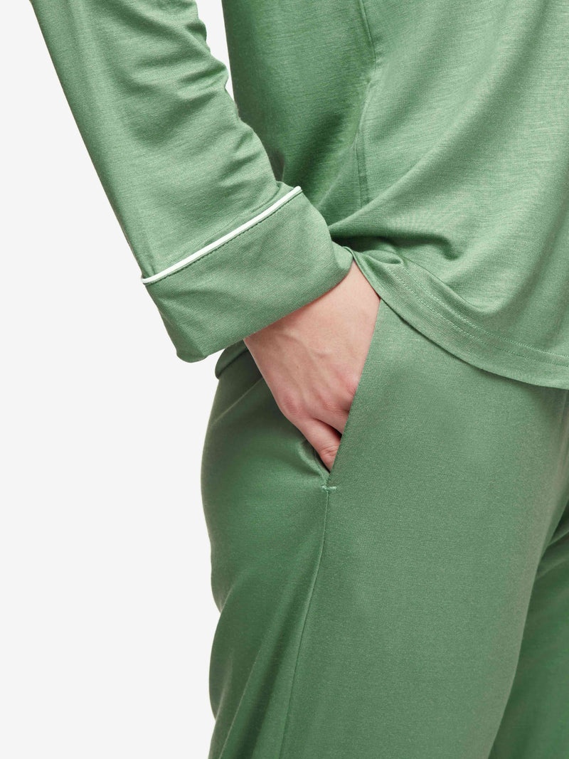 Women's Pyjamas Lara Micro Modal Stretch Sage Green - 6