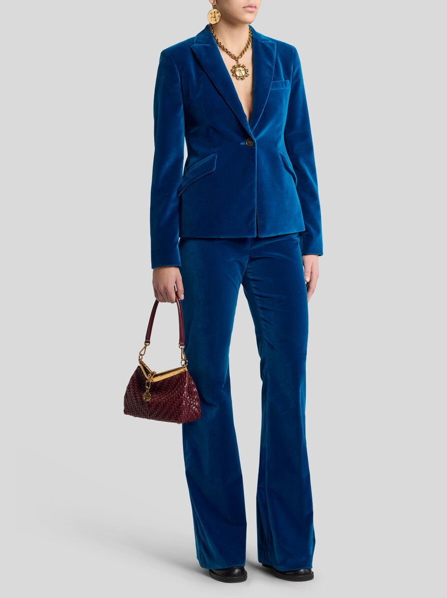 COTTON VELVET TROUSERS - 4