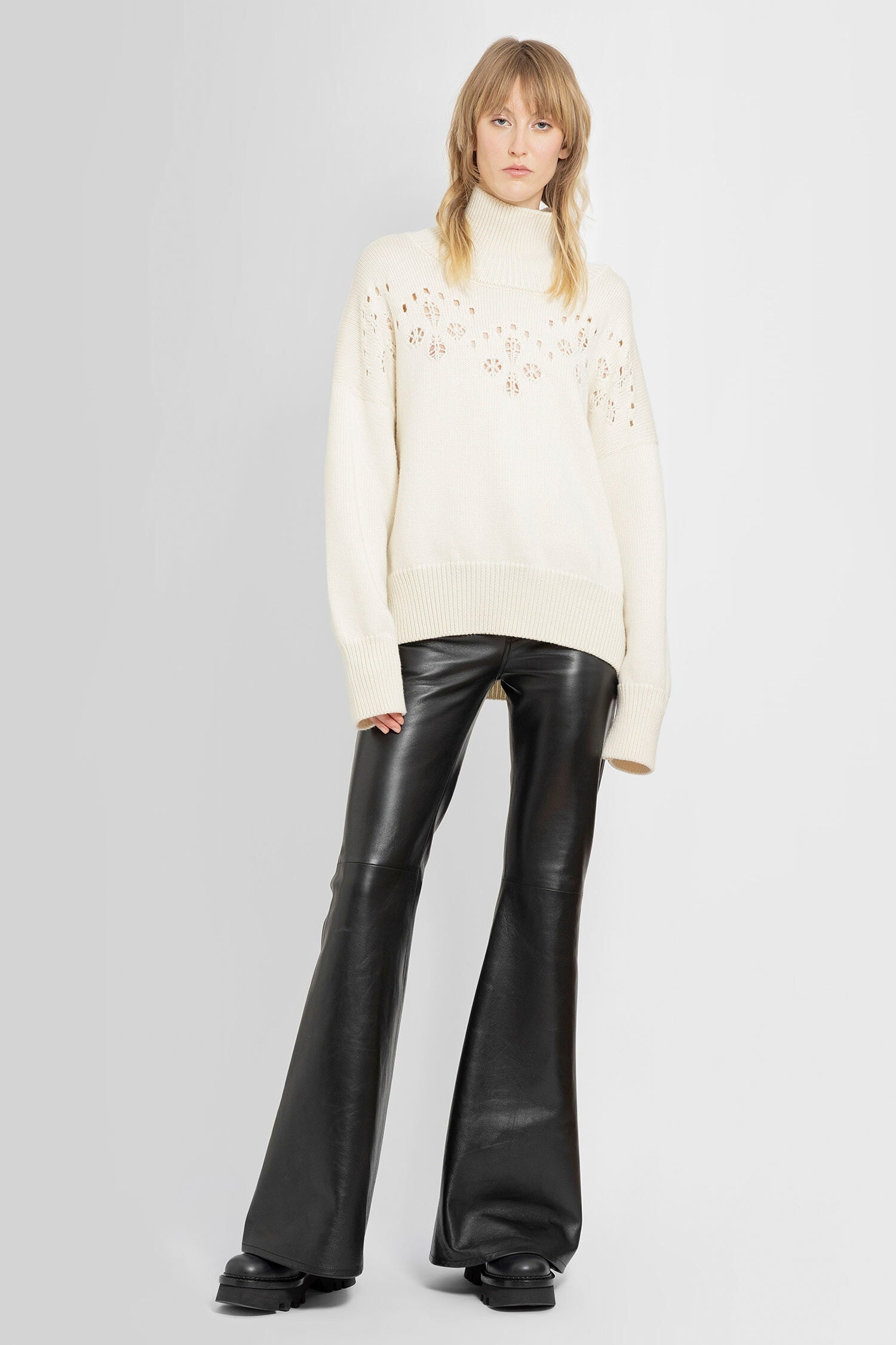 CHLOÉ WOMAN WHITE KNITWEAR - 4