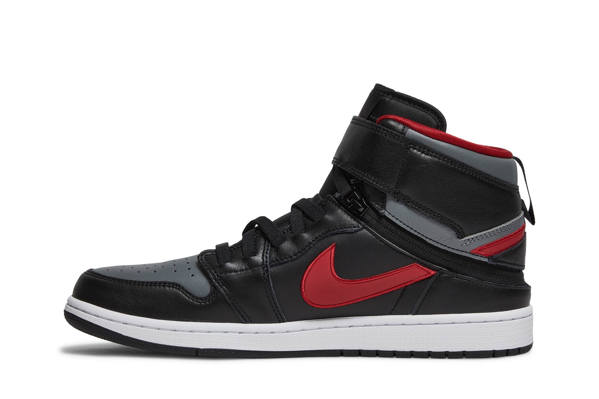Air Jordan 1 High FlyEase 'Smoke Grey Gym Red' - 3