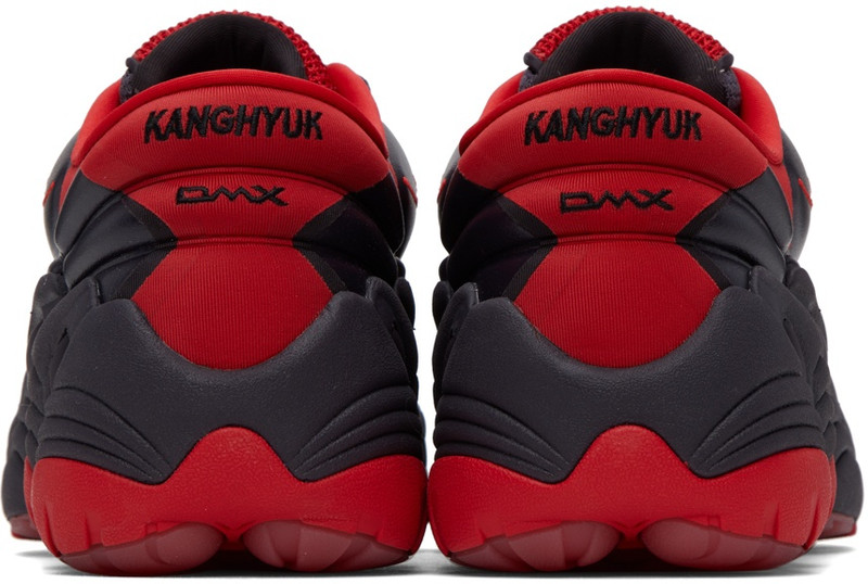 Kanghyuk Black & Red Reebok Classics Edition DMX Run 6 Modern Sneakers outlook