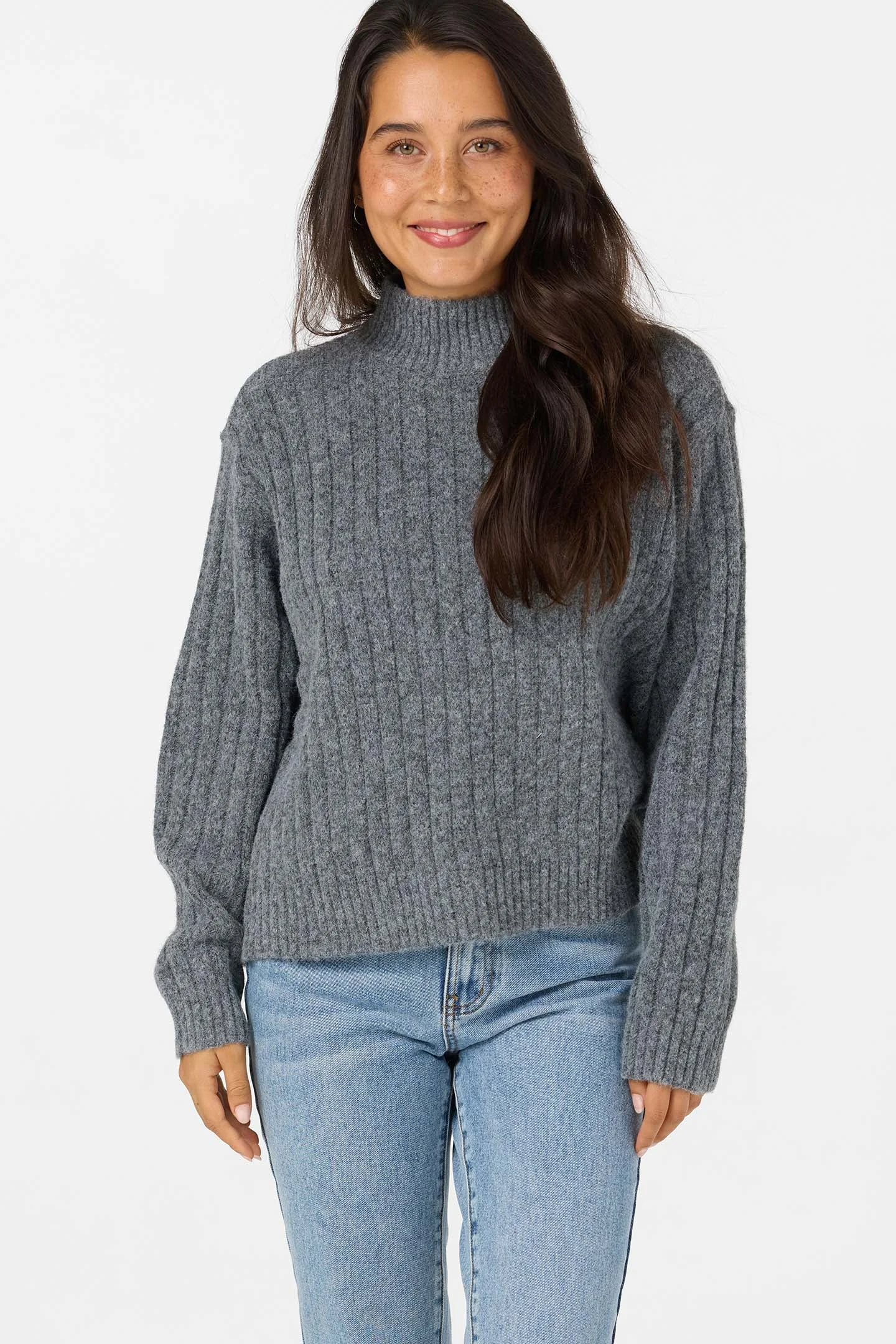 Cypress Mockneck Long Sleeve Sweater - 1