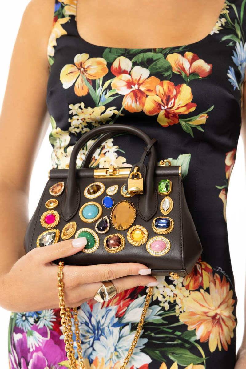 Dolce & Gabbana Mini Marlene Day Bag - Chocolate Gems outlook