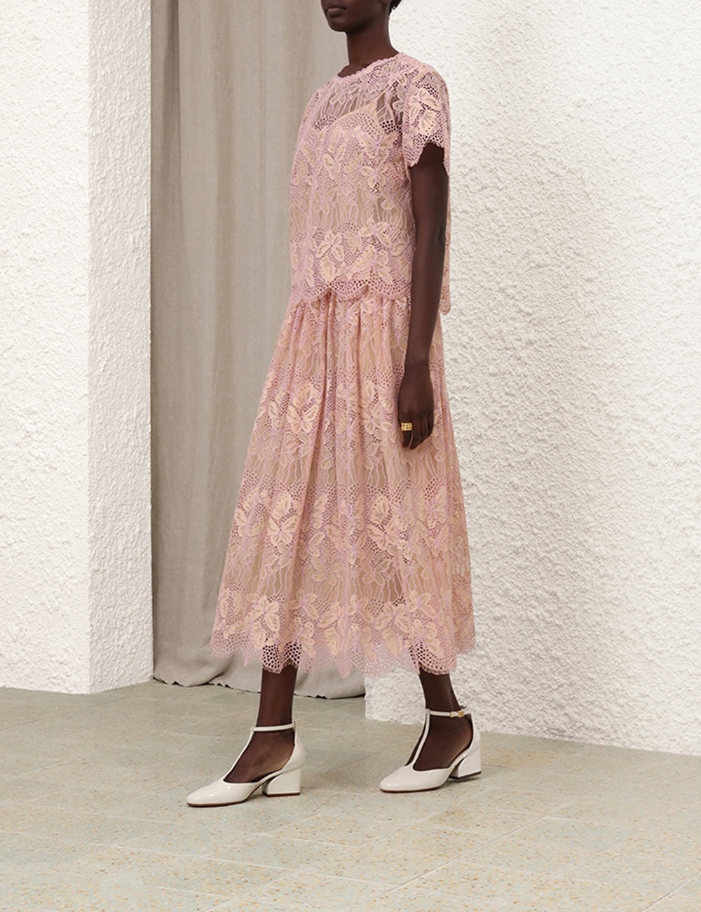 HARMONY LACE MIDI SKIRT - 8