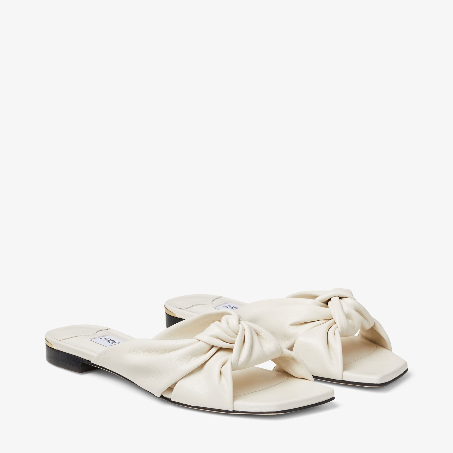 Avenue Flat
Latte Nappa Leather Flat Sandals - 2
