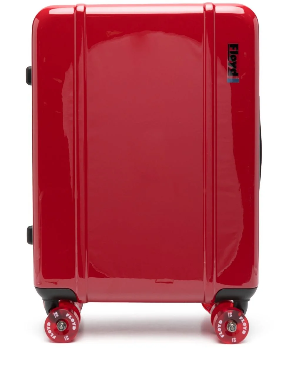 logo-tape cabin luggage bag - 1