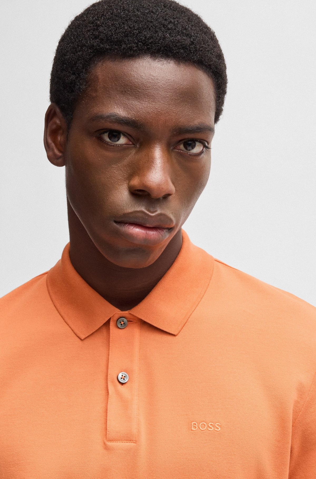 PALLAS REGULAR-FIT POLO SHIRT IN COTTON WITH EMBROIDERED LOGO - 3