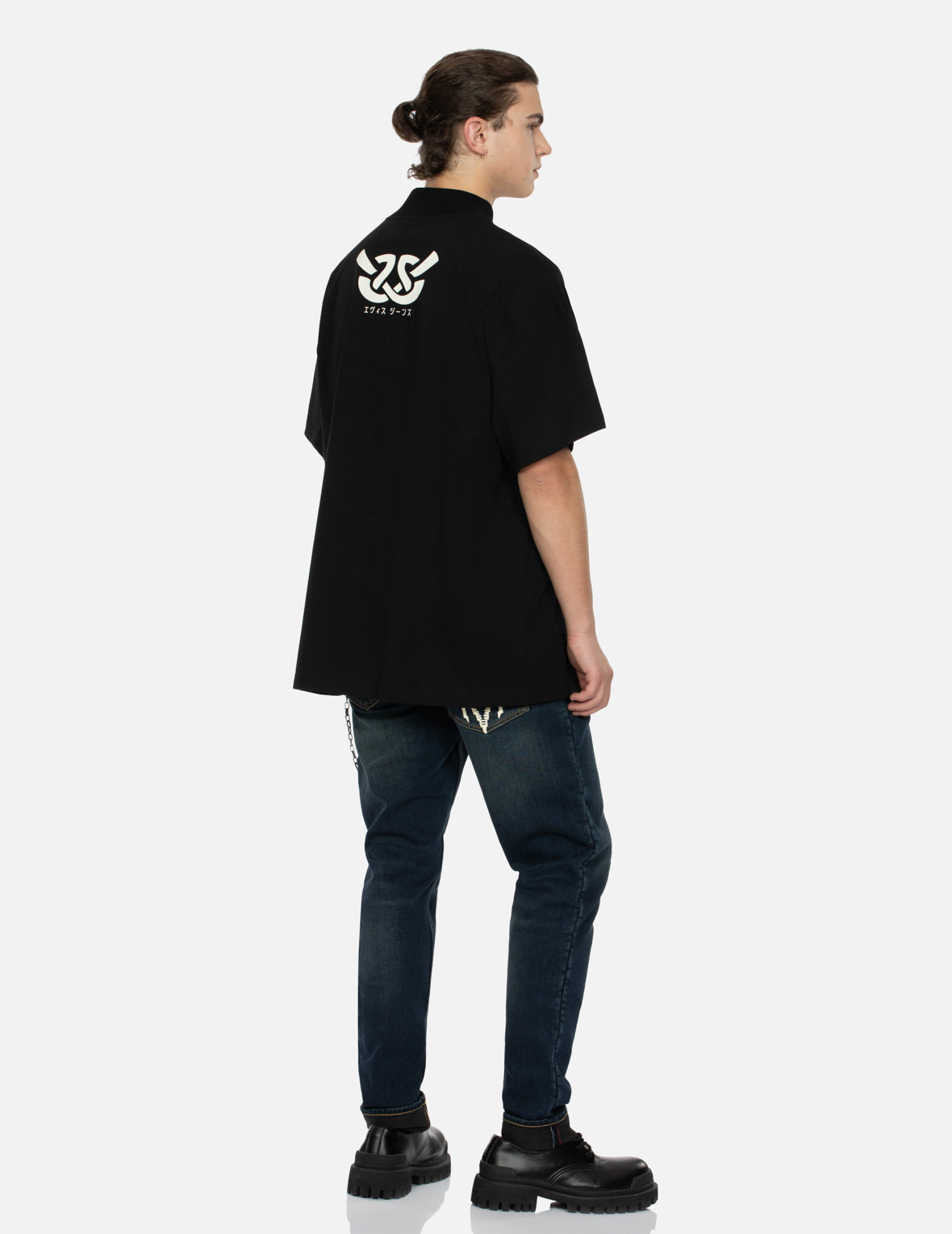 WHEEL OF WISDOM PRINT RELAX FIT T-SHIRT - 4