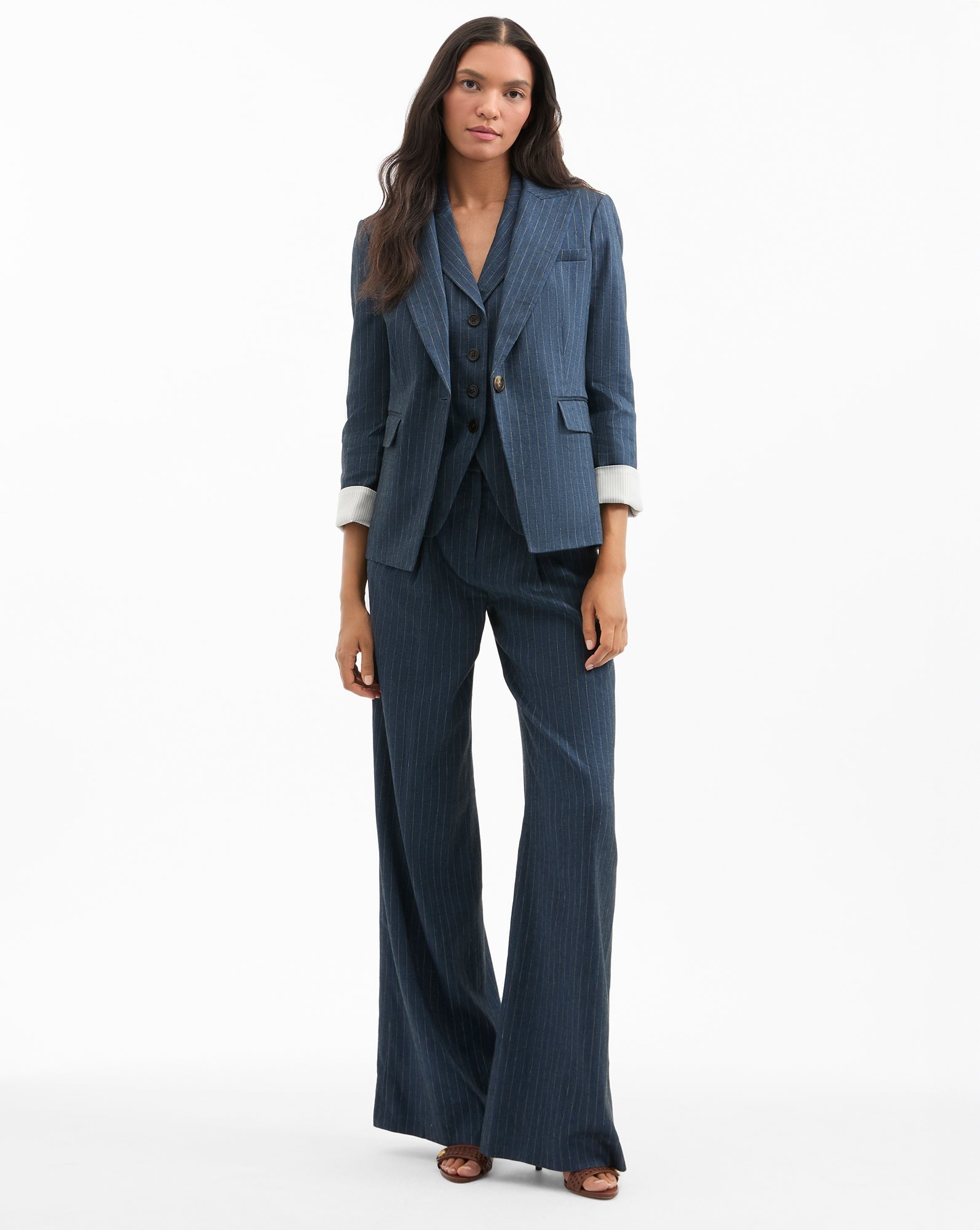 OBIE PINSTRIPE DICKEY JACKET - 3