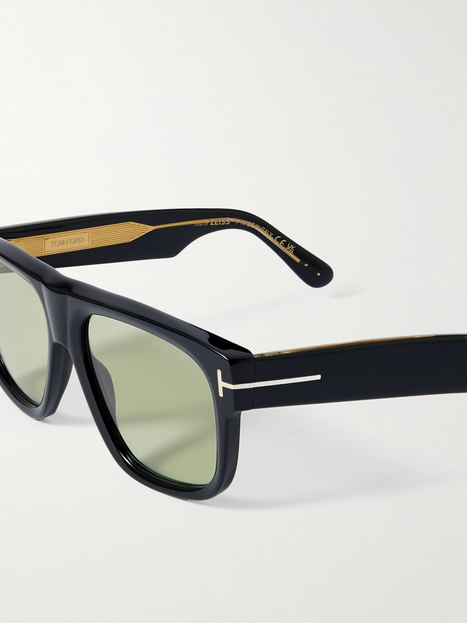 Icon Square-Frame Acetate Sunglasses Black - 3
