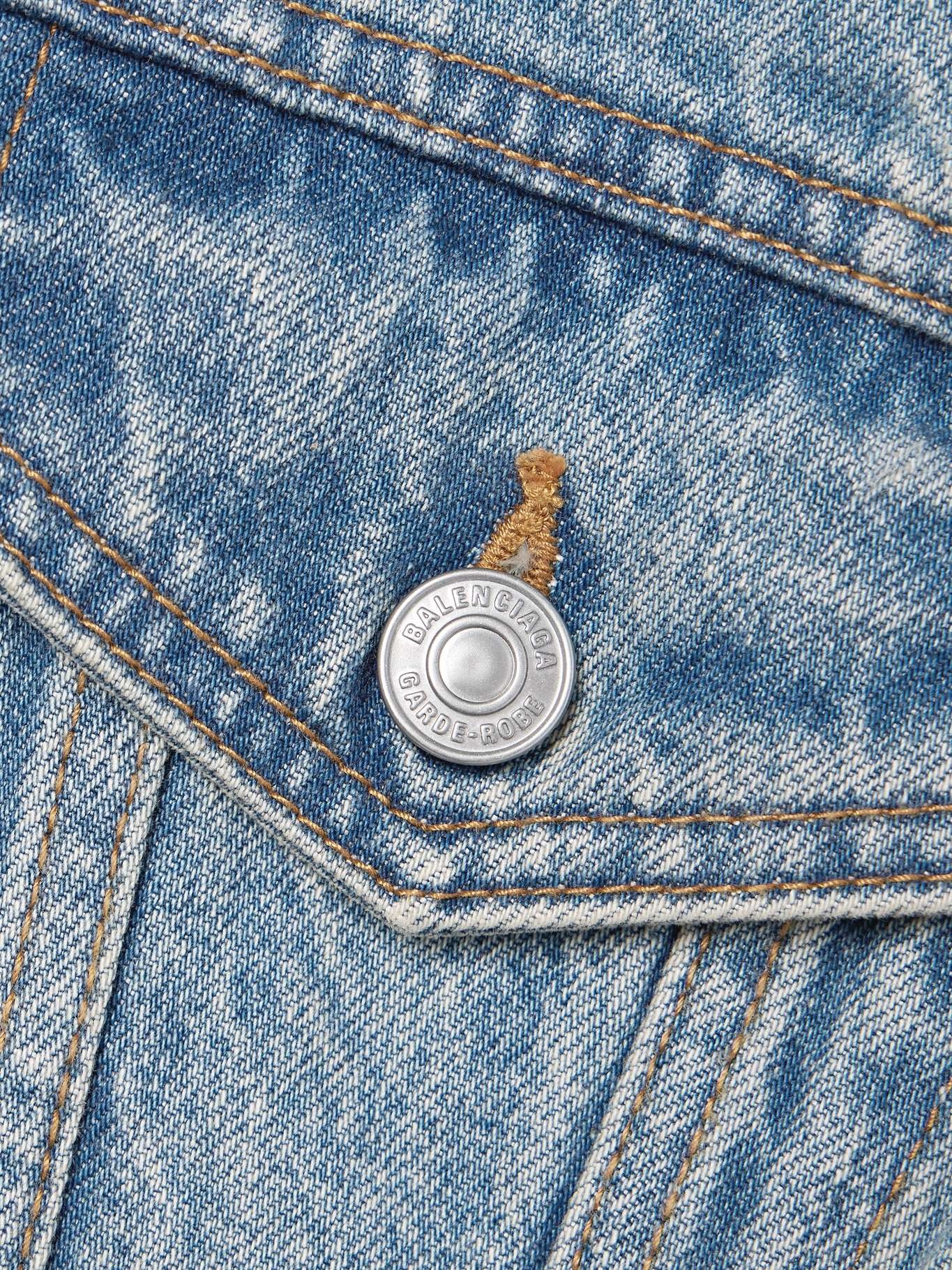 Hourglass oversized denim jacket - 4