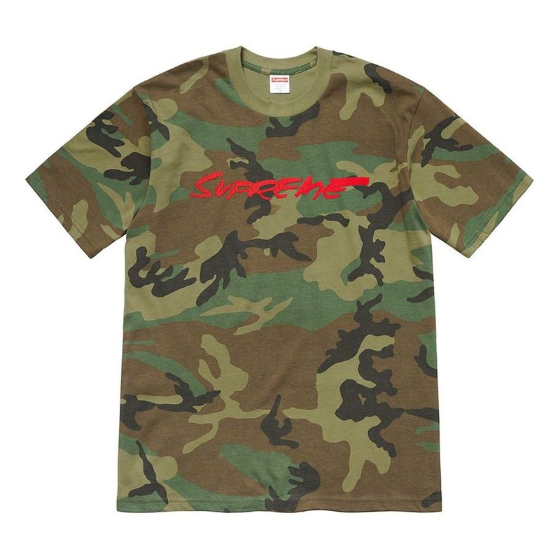 Supreme FW20 Week 1 Futura Logo Tee 'Black White Blue' SUP-FW20-003 - 1