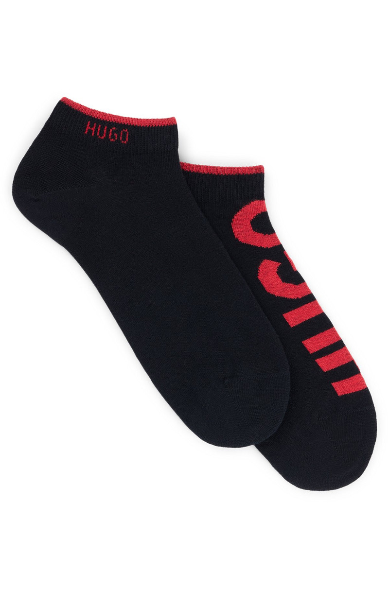 TWO-PACK OF ANKLE SOCKS IN COTTON 1