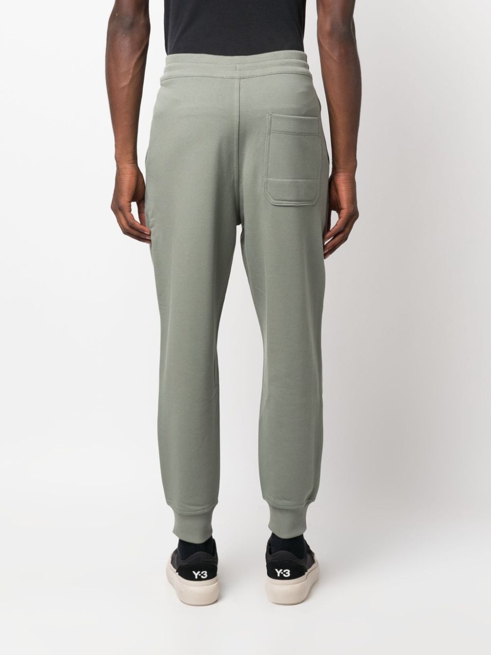 logo-patch organic-cotton track pants - 4