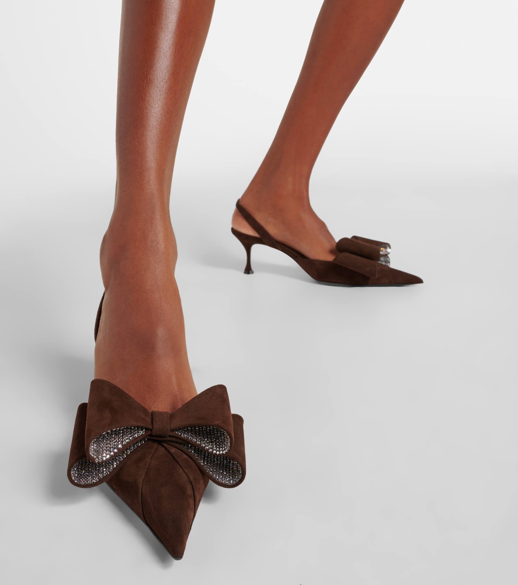 Le Cadeau 65 suede pumps - 7