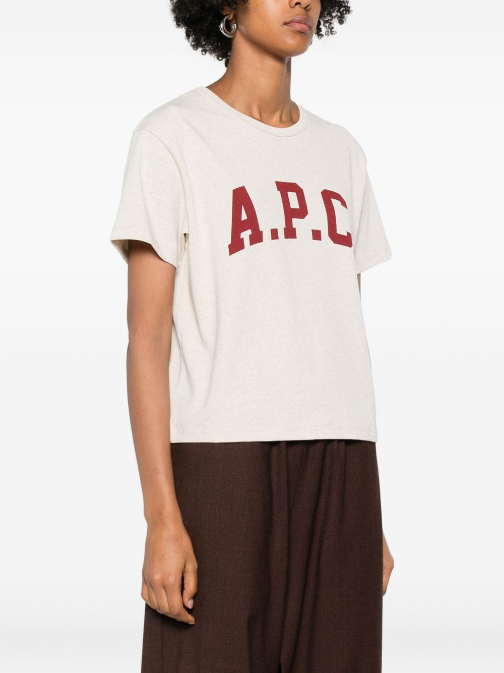 logo-print T-shirt - 3