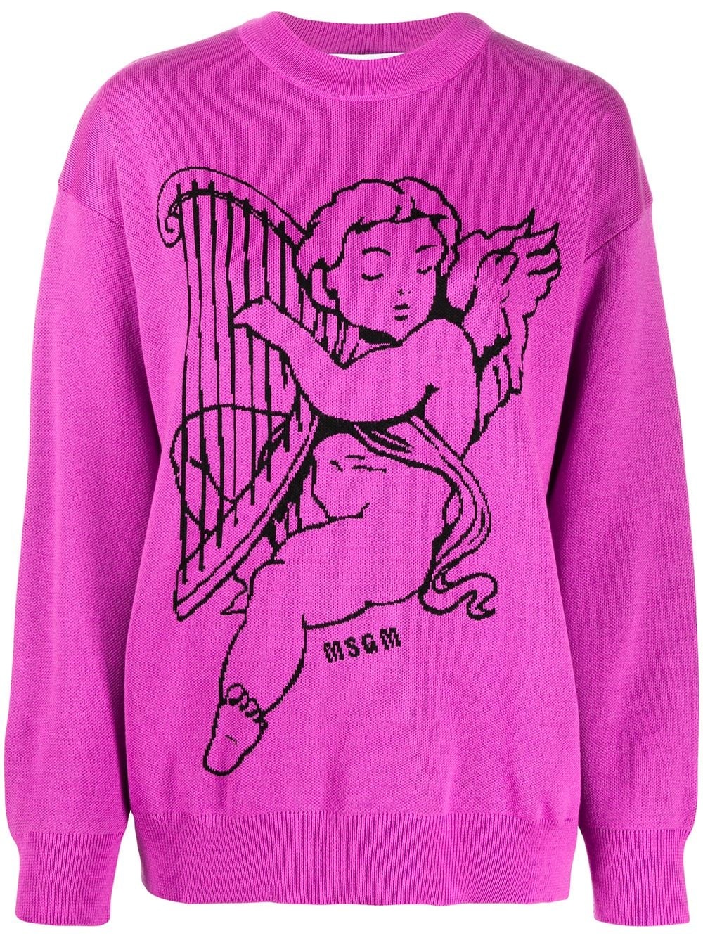 cherub crew-neck jumper - 1