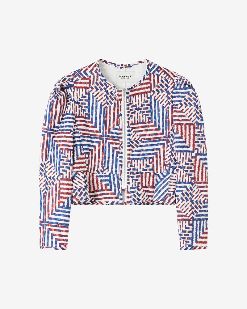 FLAVIA PRINTED COTTON JACKET 1