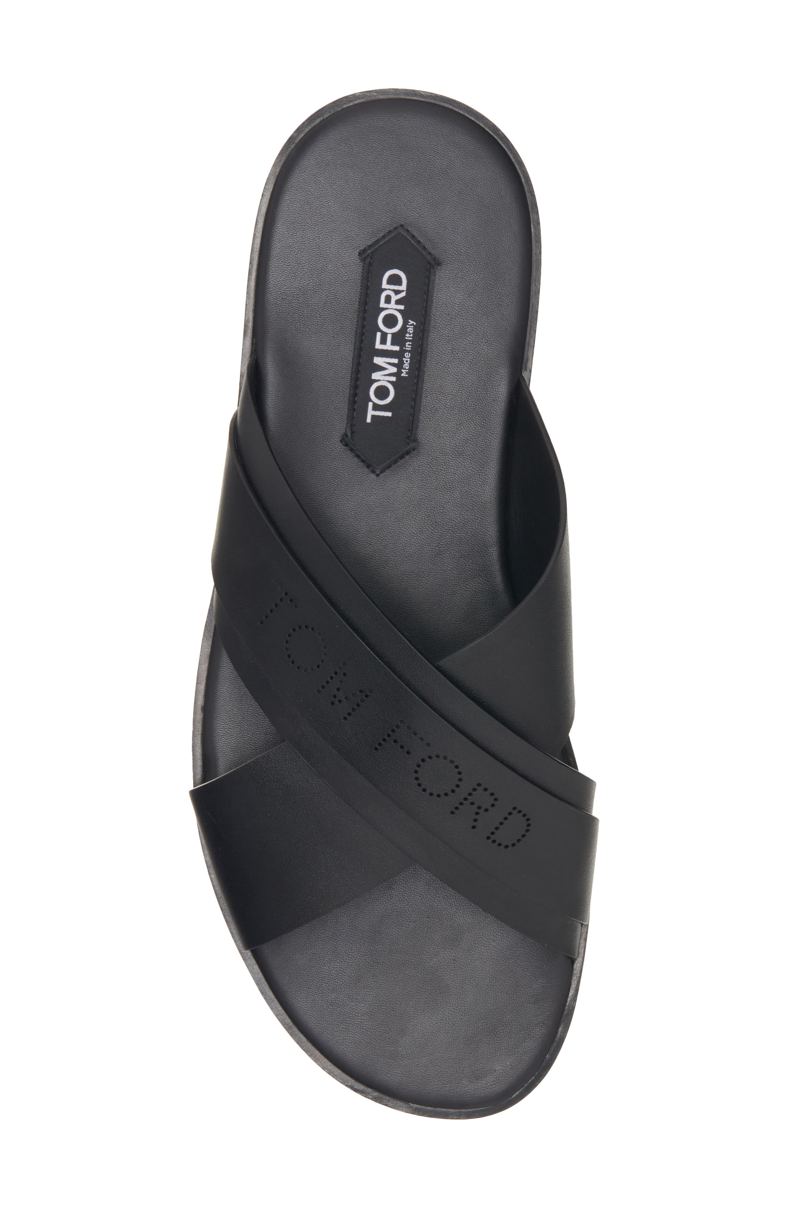 TOM FORD Preston Leather Slide Sandal in Black at Nordstrom - 5