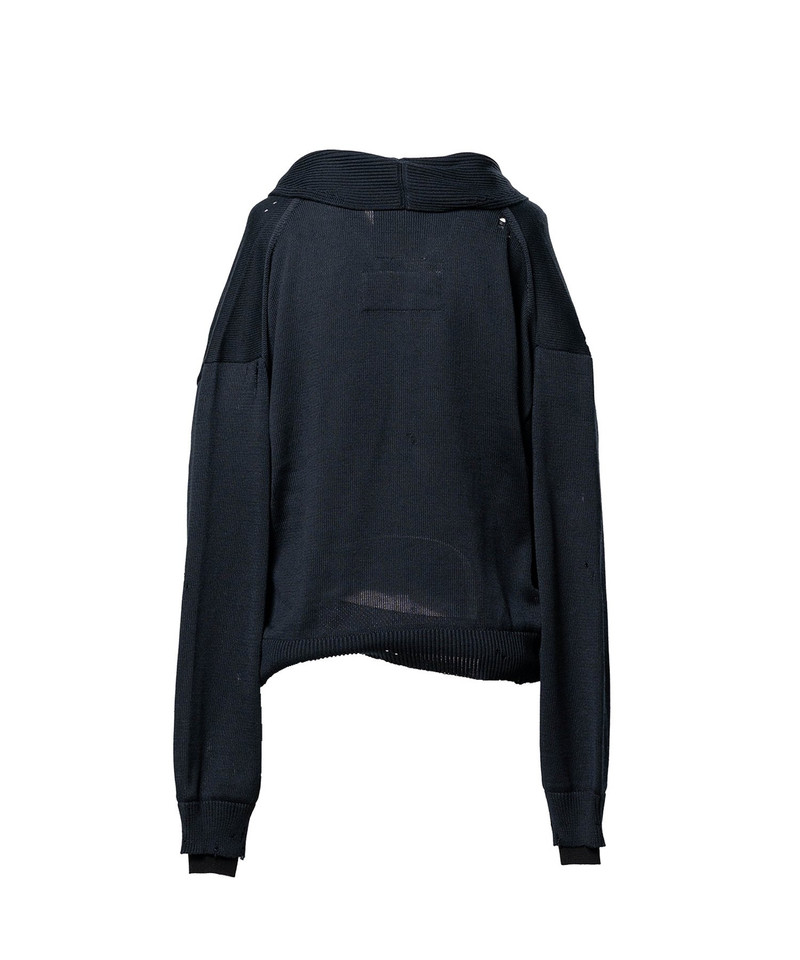 Layered Knit Cardigan 12