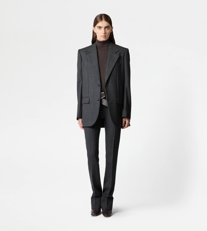 Tod's BLAZER IN WOOL - BLACK, GREY outlook