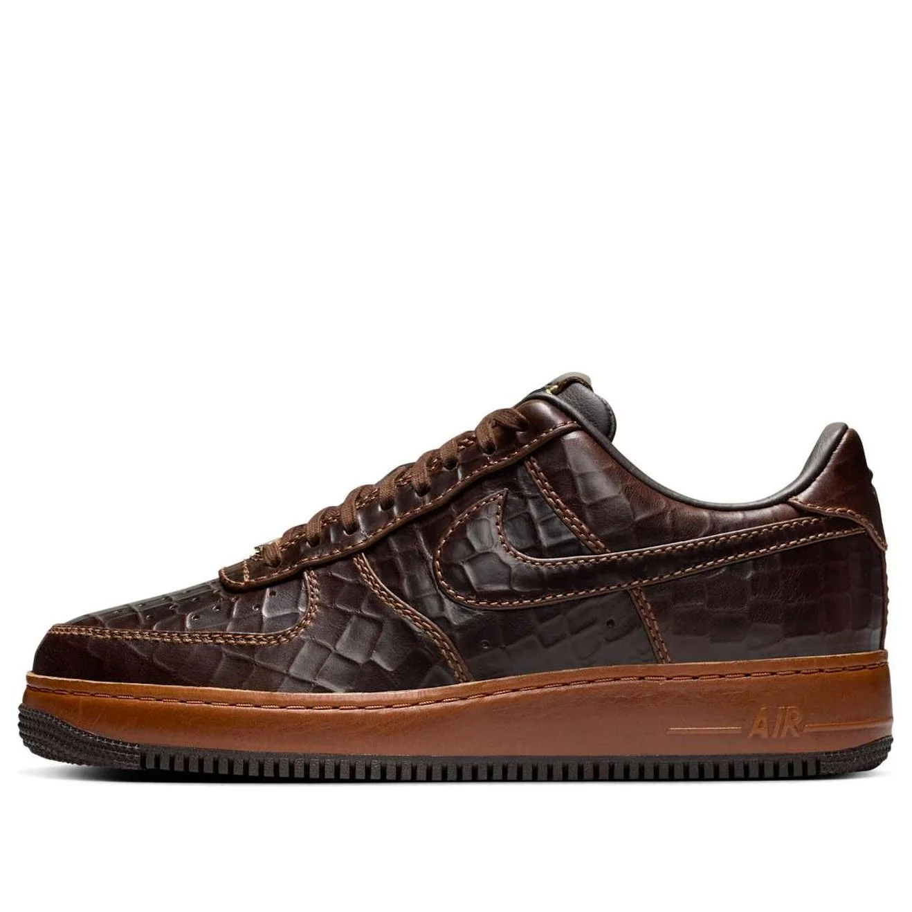 Nike Air Force 1 Croc Skin 'Fauna Brown' II7090-222 - 1