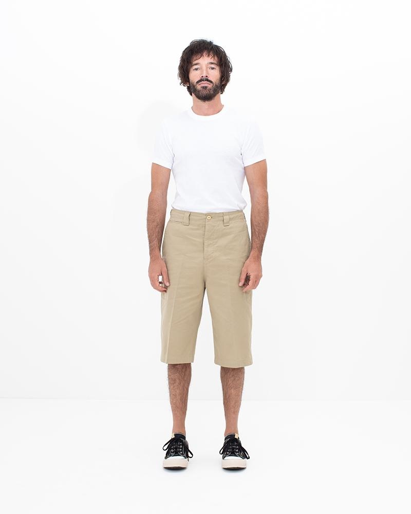 WIDE CHINO SHORTS BEIGE - 2