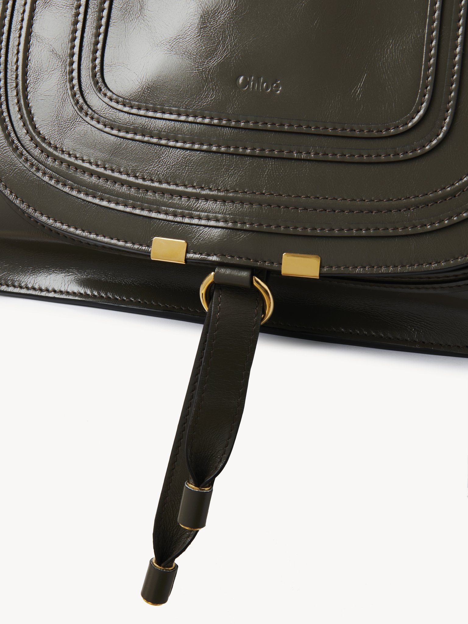 MARCIE BAG IN SHINY LEATHER - 6