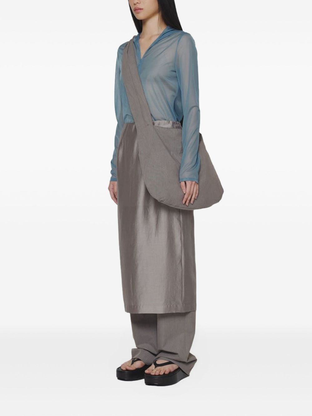 dart-detailing midi skirt - 3