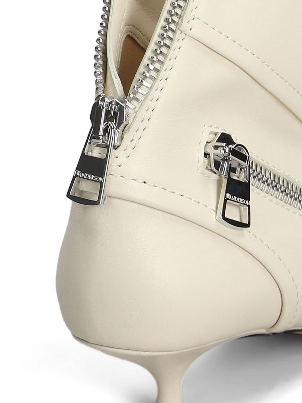 kitten heel biker boots - 5