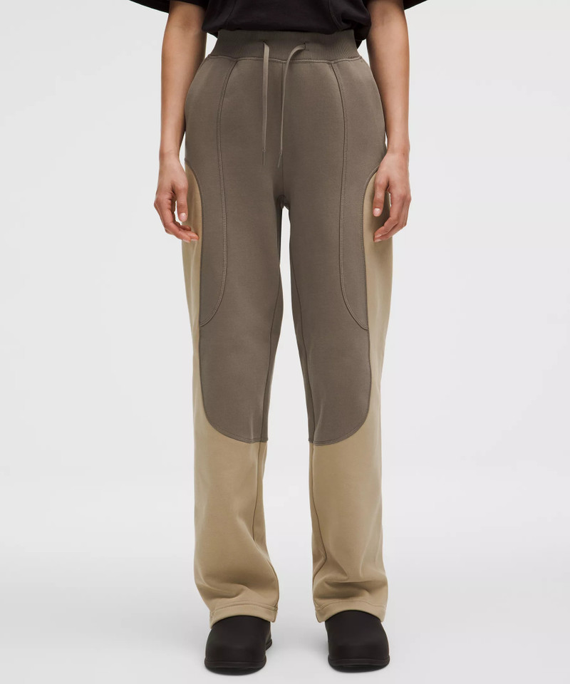 lululemon Cotton Fleece Mid-Rise Straight-Leg Pant *SLNSH Collection outlook
