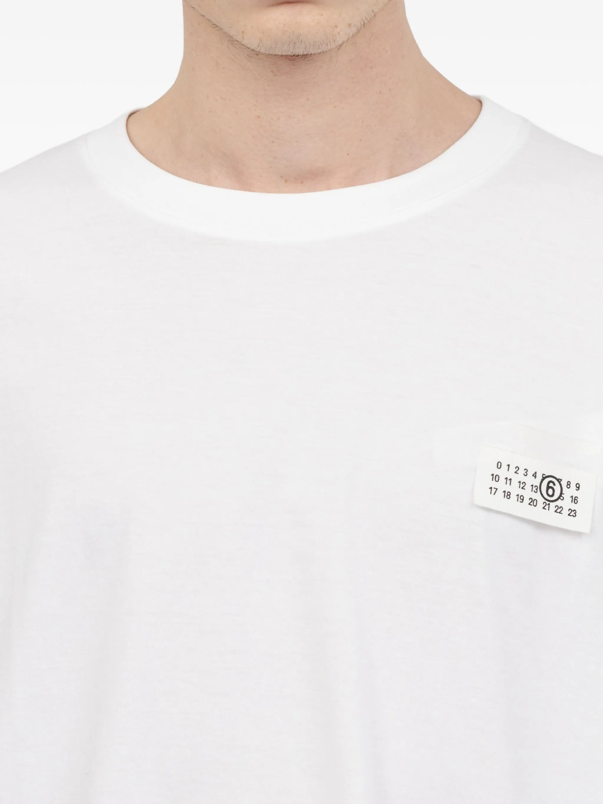 Mm6 Maison Margiela Numbers-patch T-shirt - 2