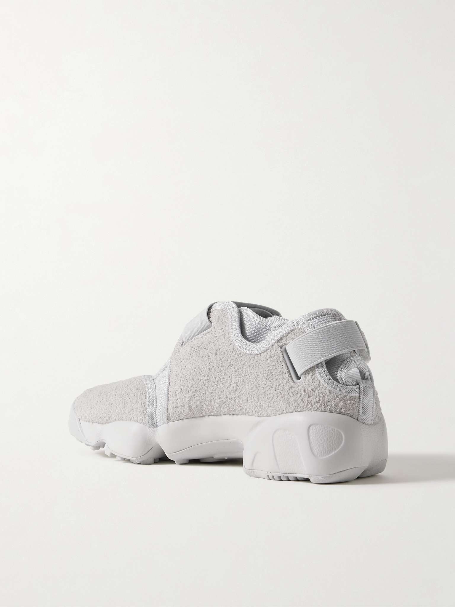Air Rift Split-Toe Brushed-Suede and Mesh Sneakers - 4