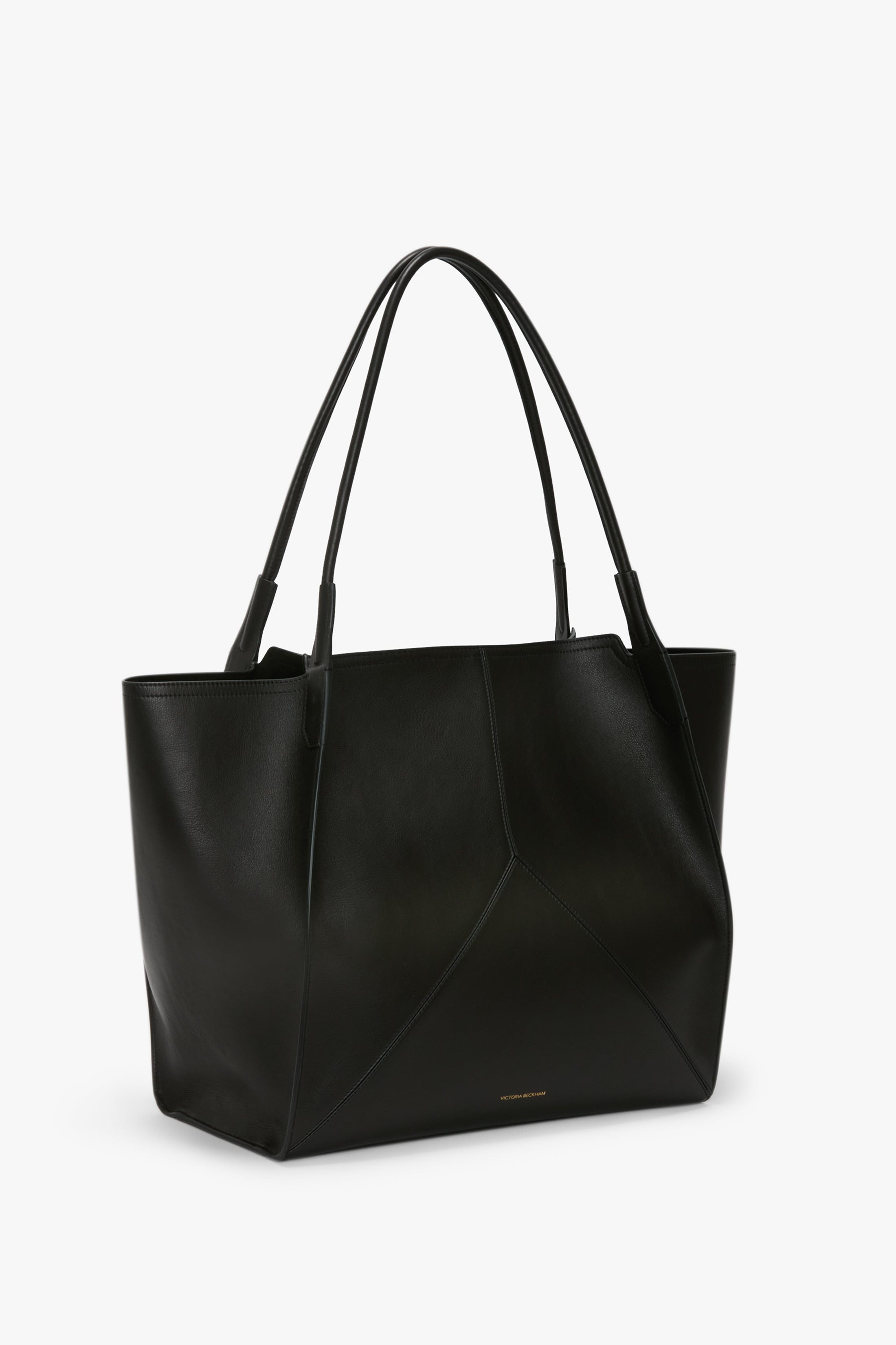 XL Victoria Tote In Black Soft Leather - 2