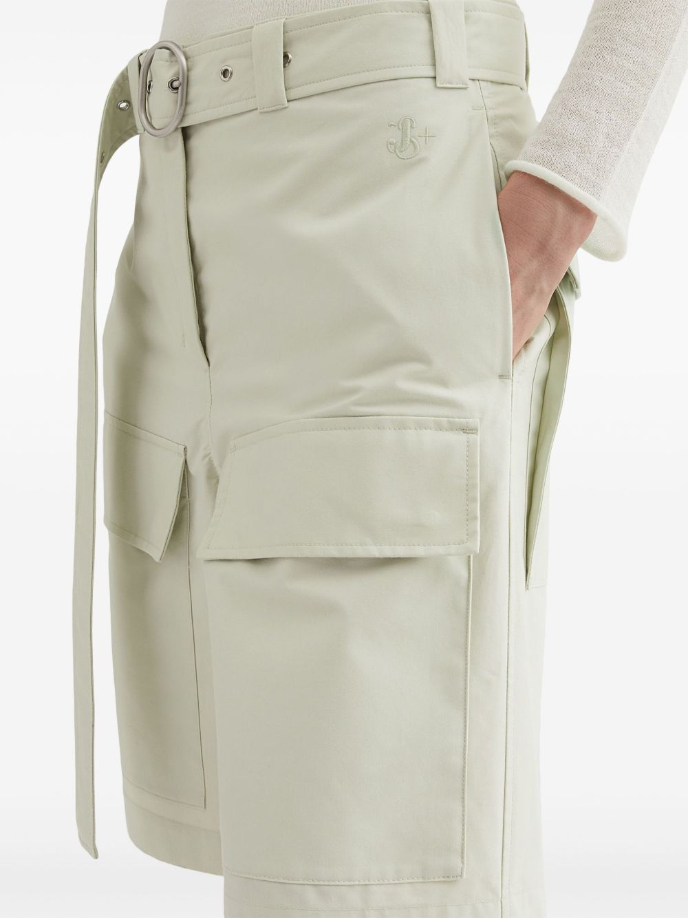 belted shorts - 4