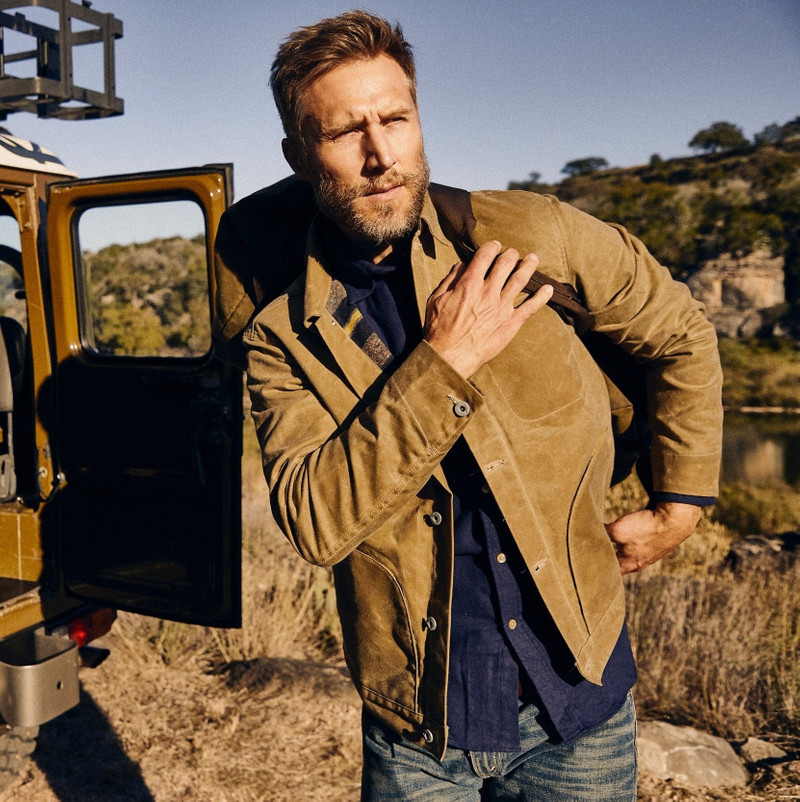 Rogue Territory Supply Jacket - Blanket Lined Waxed Tan Ridgeline outlook