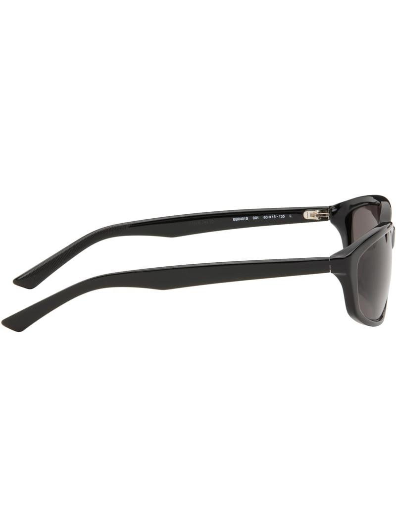 BALENCIAGA Black Neo Oval 2.0 Sunglasses outlook