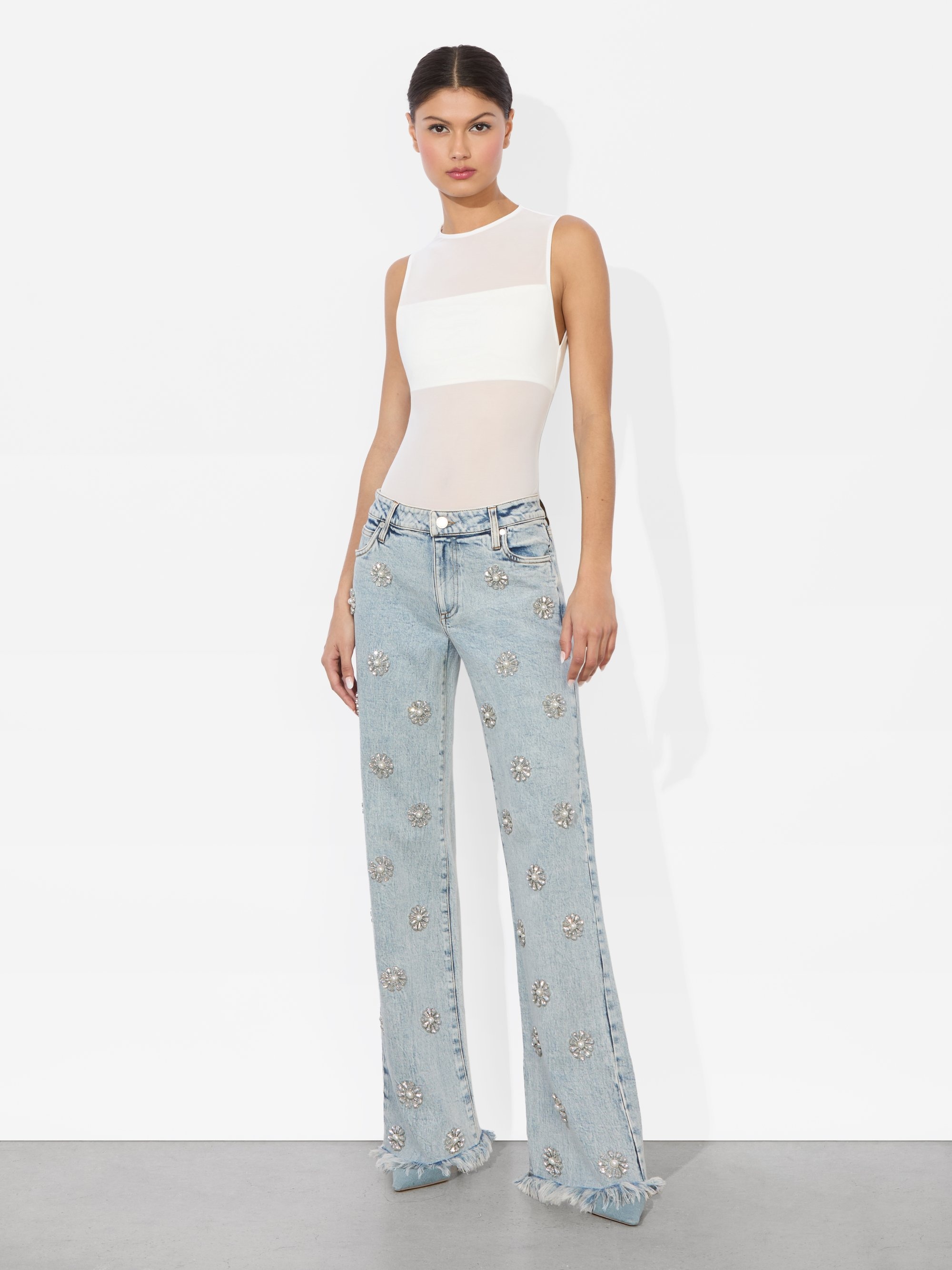 ROXIE EMBELLISHED JEAN - 6