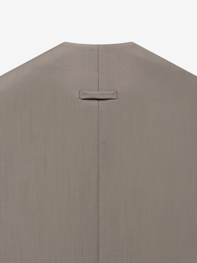 Wool Mohair Lapelless Jacket 4