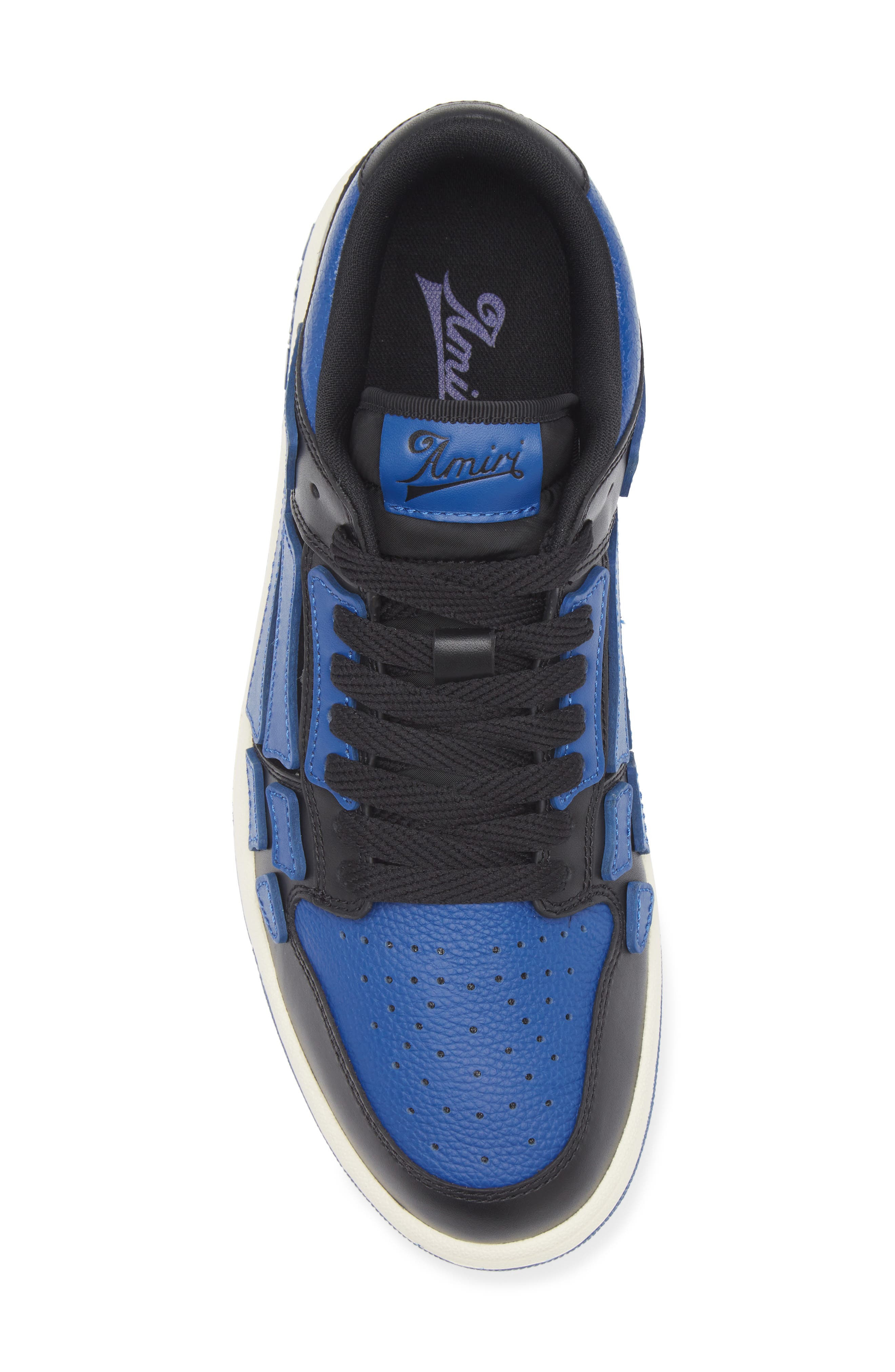AMIRI Skeleton Low Top Sneaker in Blue at Nordstrom - 5