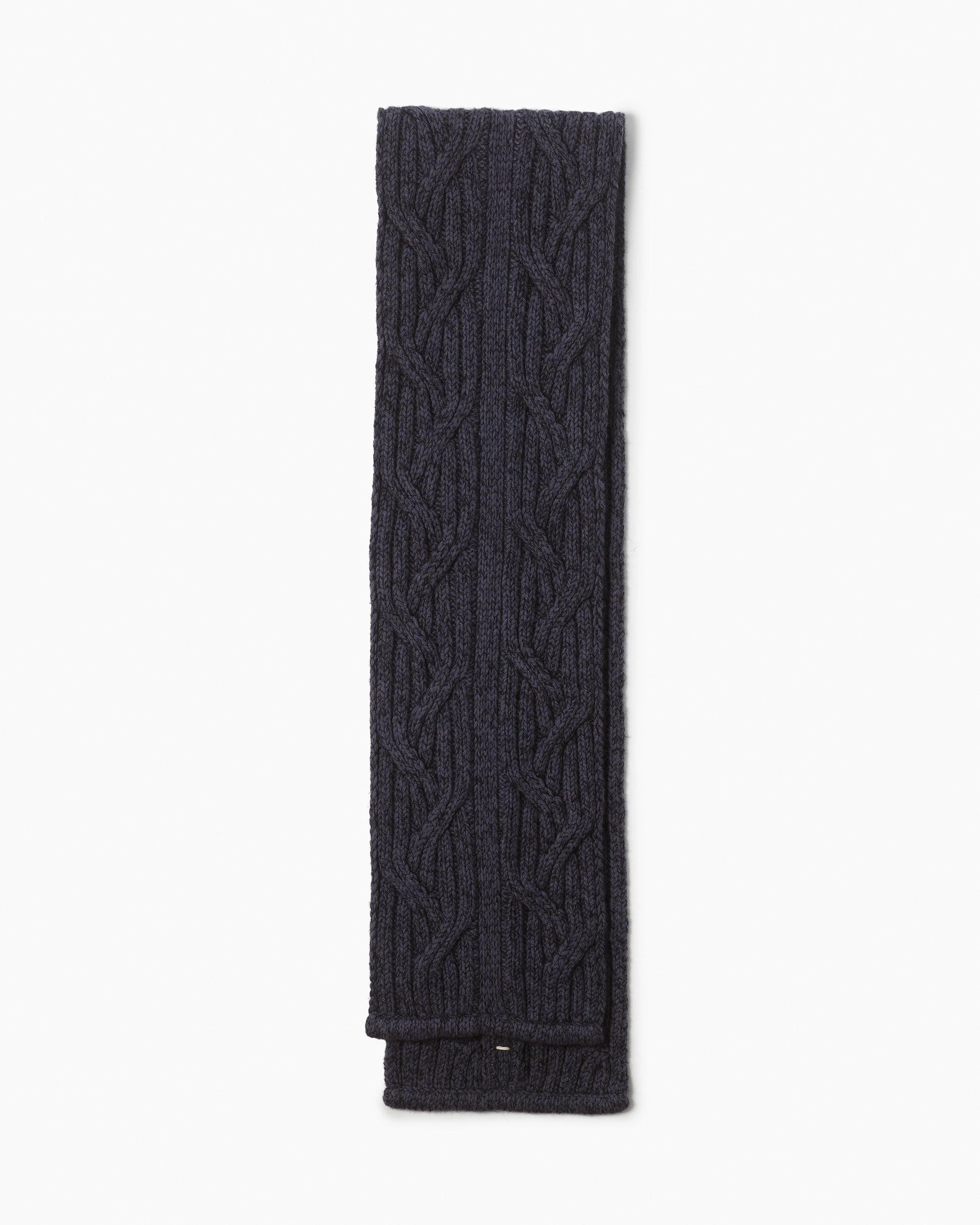 Cable-Knit Scarf - 1
