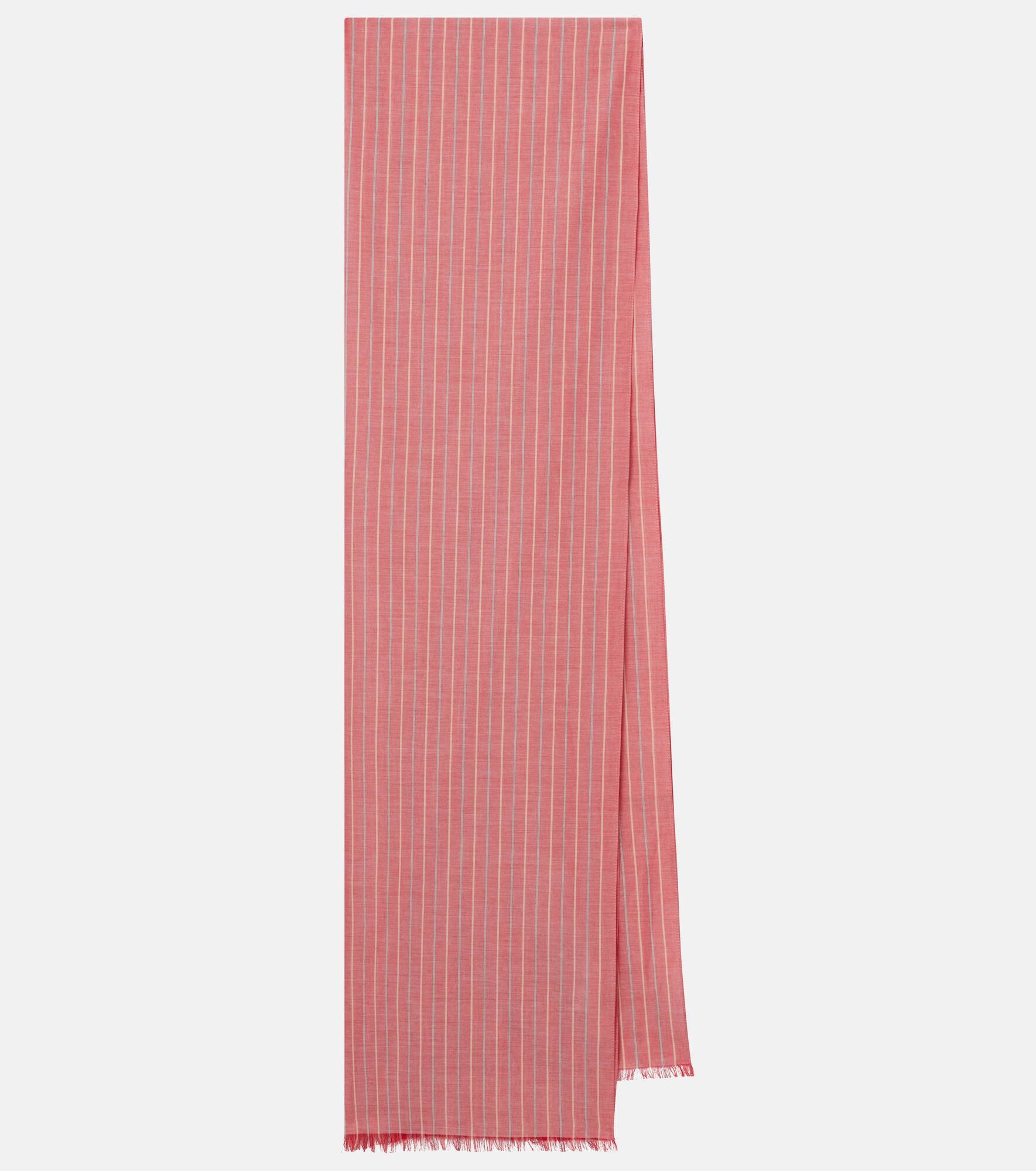 Guel striped cotton scarf - 1