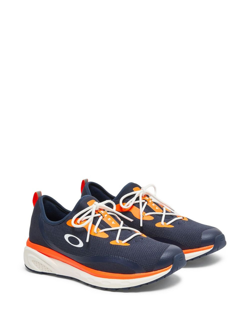 OAKLEY Lennox "Fathom/Neon Orange" sneakers outlook