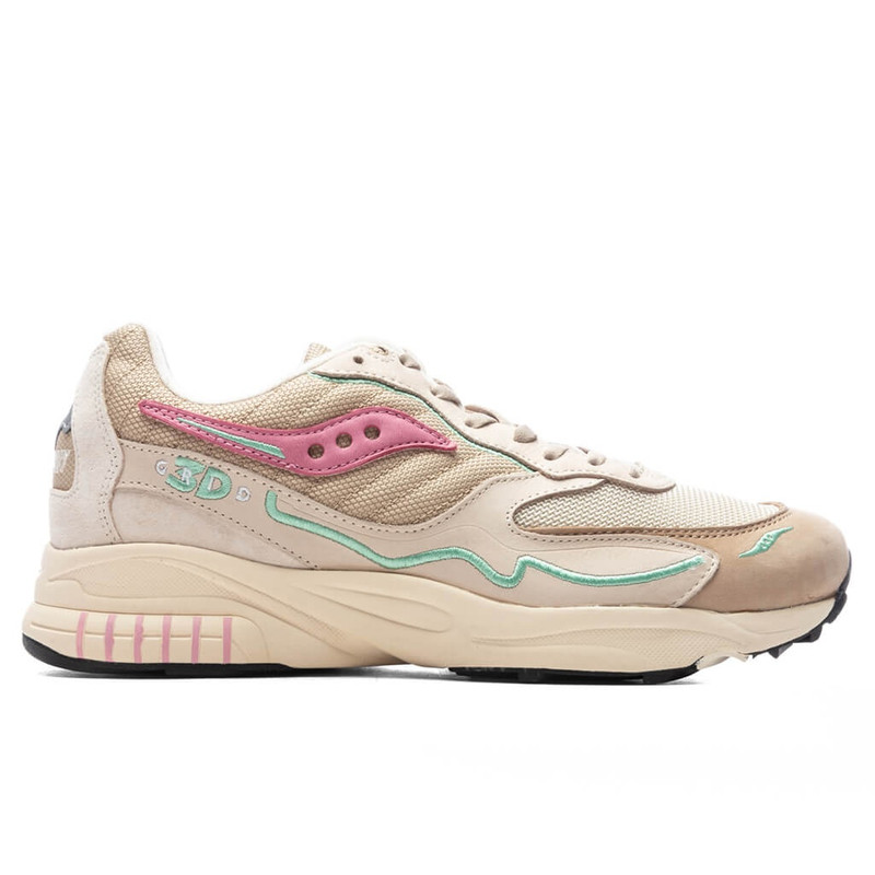 3RD GRID HURRICANE - BEIGE/PINK/BLUE - 1