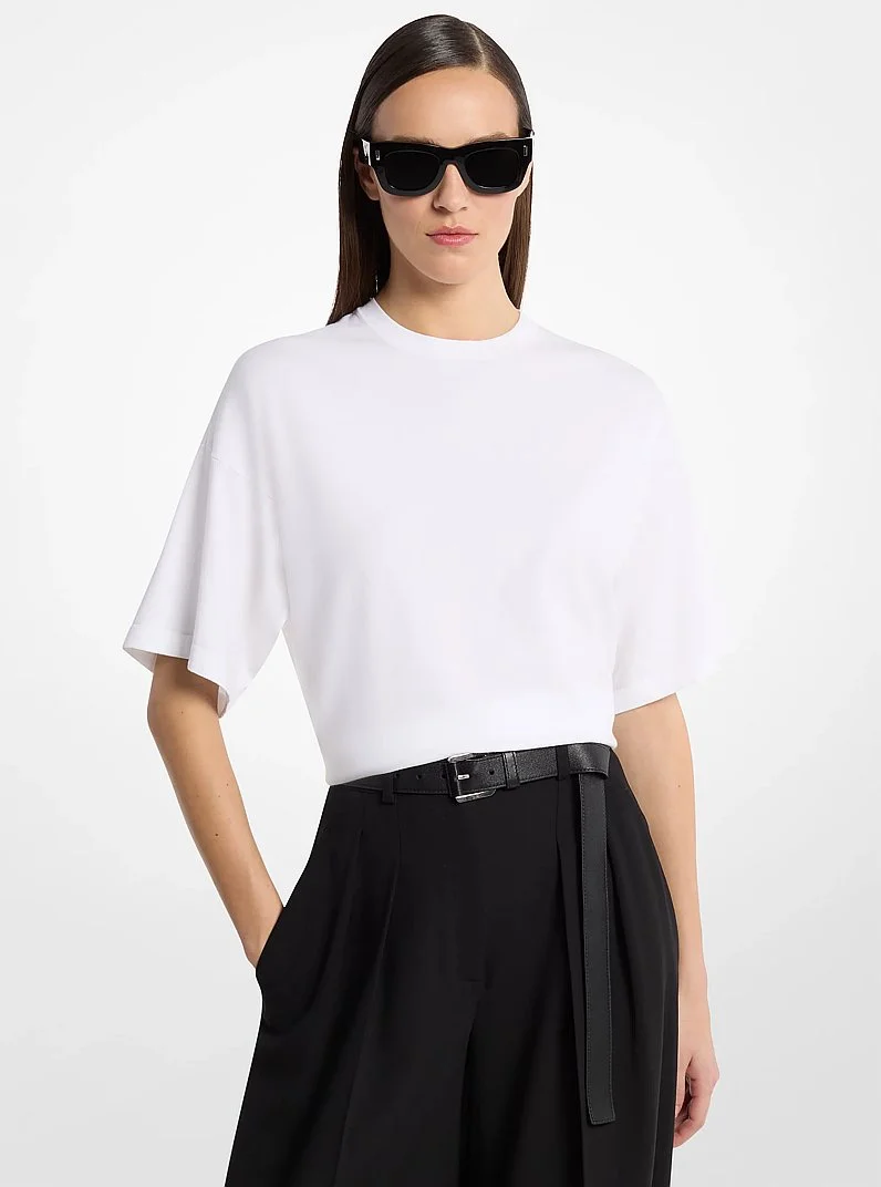 Shaun Stretch Viscose T-Shirt - 1