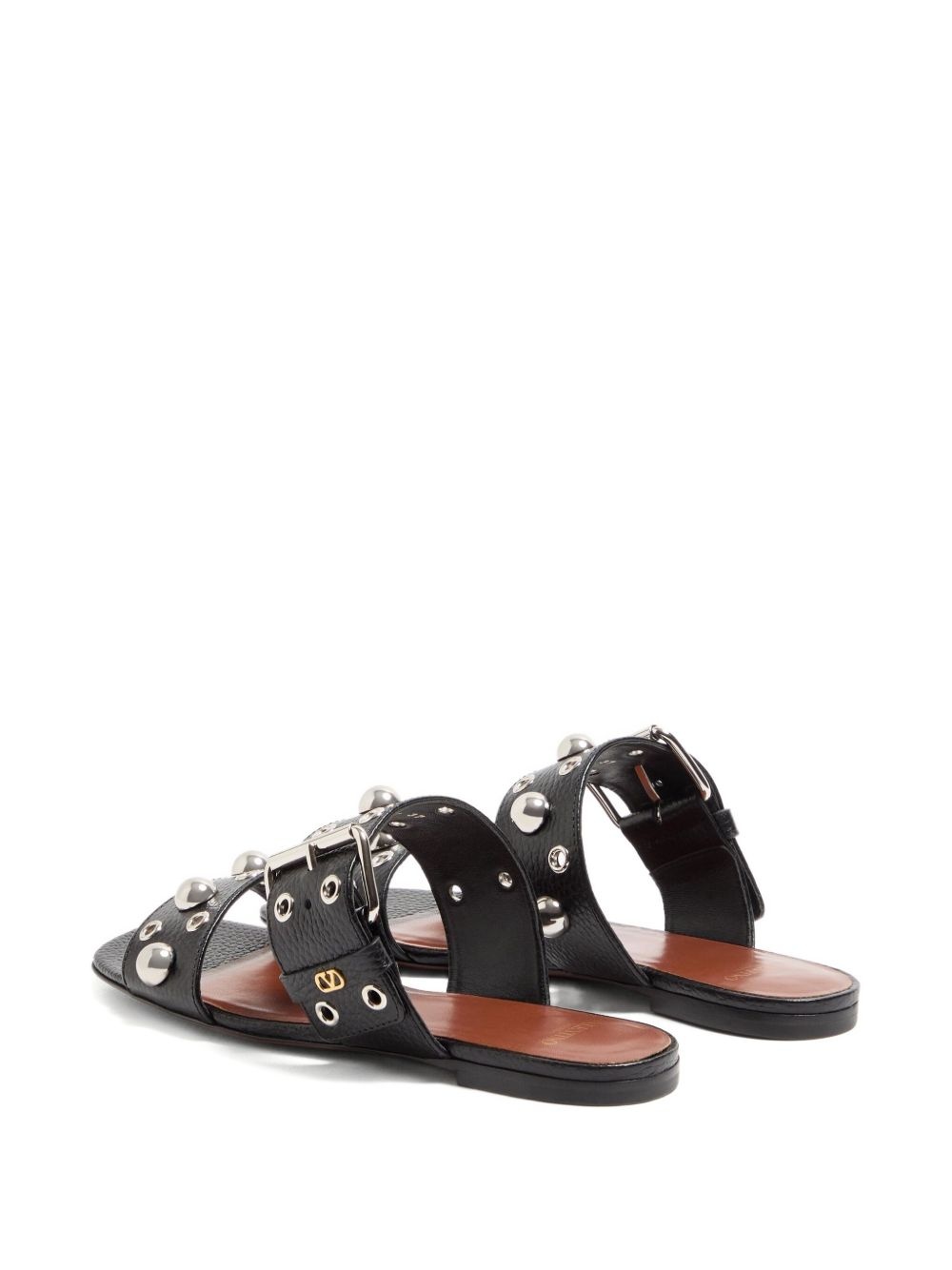 NELLCÔTE SLIDE SANDAL IN GRAINY CALFSKIN - 3