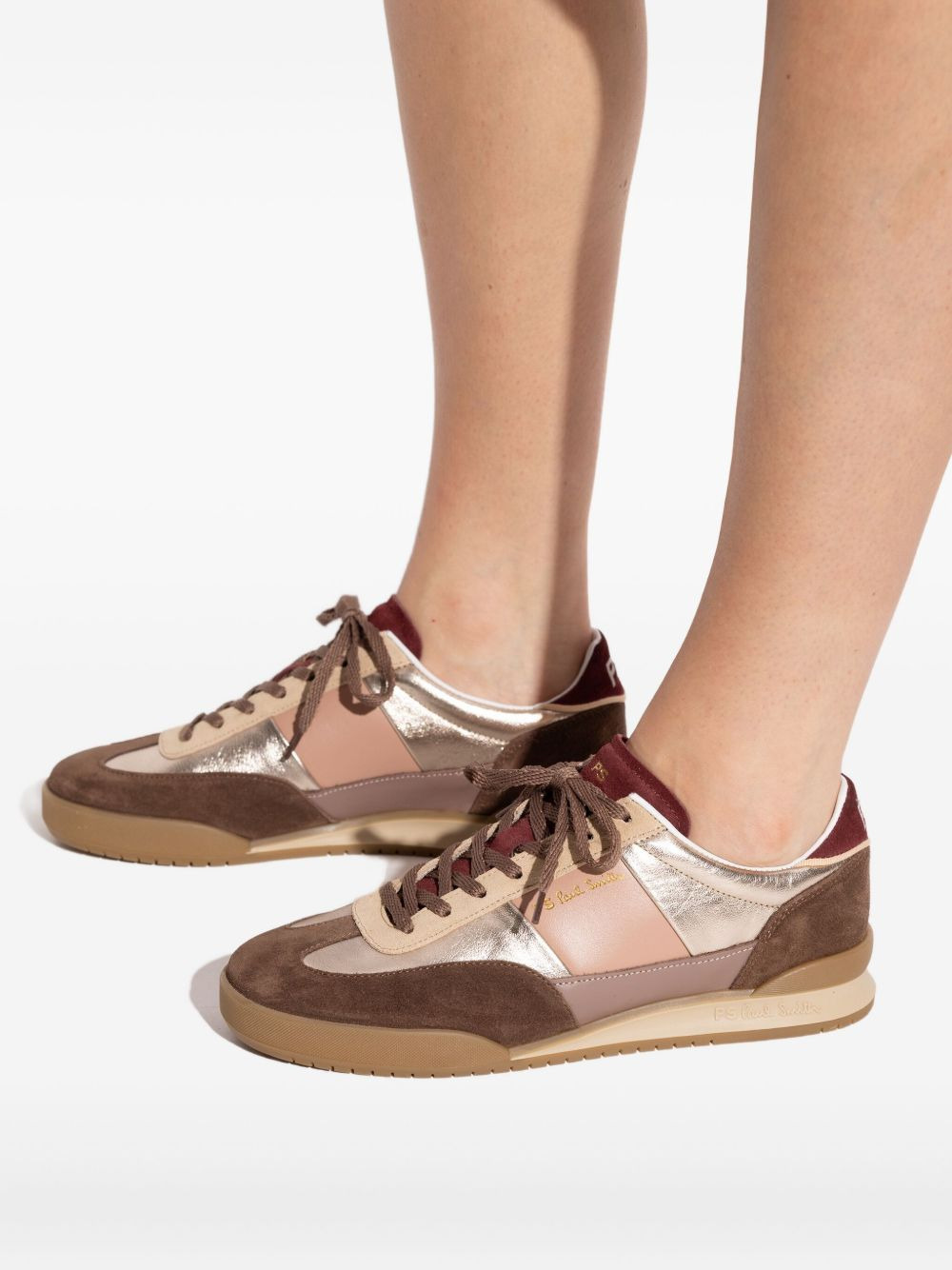 Dover metallic-panel sneakers - 5