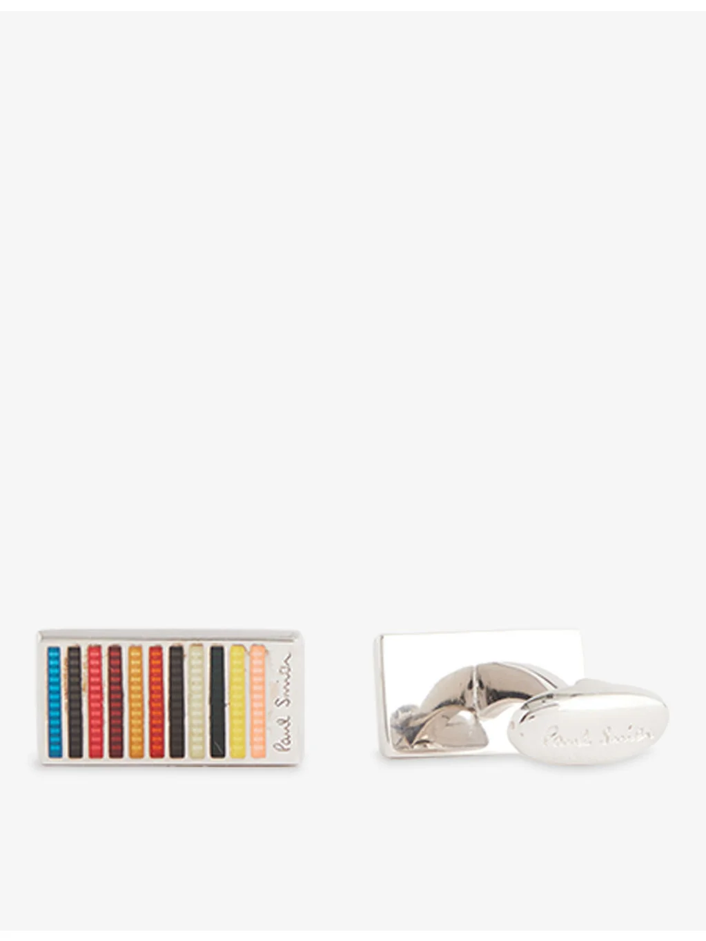 Signature Striped Metal Cufflinks - 1